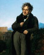 Girodet-Trioson, Anne-Louis Chateaubriand Meditating on the Ruins of Rome Germany oil painting artist